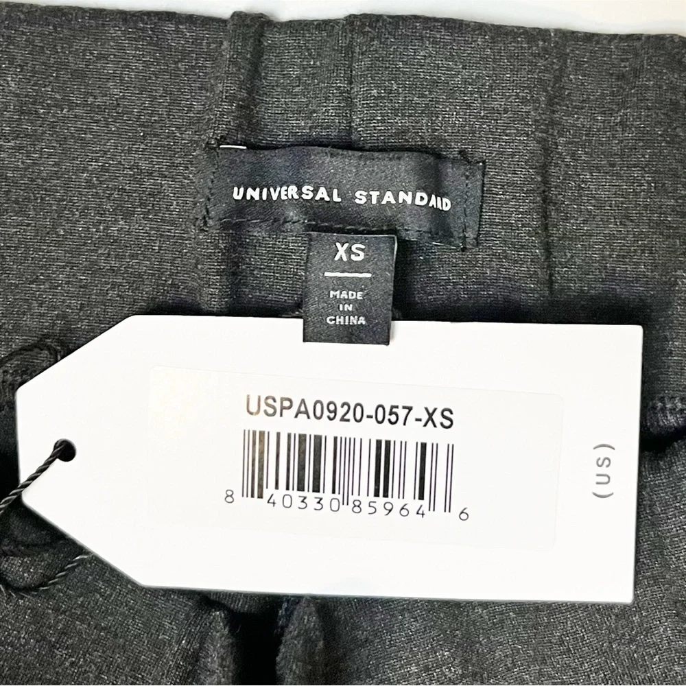 Universal Standard NWT‎ Smart Signature Ponte Pants XS charcoal gray side slit